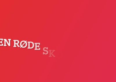 Den røde sko på trappen